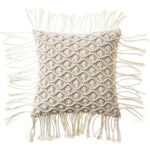 Coussin Macramé Vert11