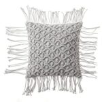 Coussin Macramé Vert12