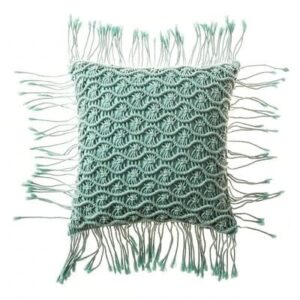 Coussin Macramé Vert7