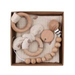tétine et attache en macramé pour bébé