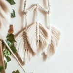 ensemble d'attrapes rêves en macramé