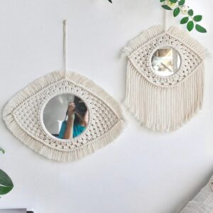 Lot Miroir Macramé