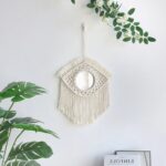 miroir en macramé décoratif