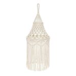 lampe en macramé style bohème