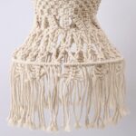 suspension en macramé décorative