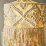 lustre en macramé style bohème