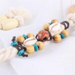 ceinture tressée en macramé