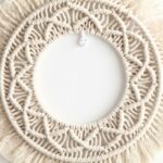 miroir en macramé fait main