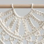 tissage mural en macramé