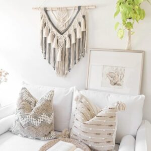 Macramé Mural Bicolore