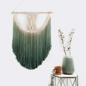 Macramé Mural Couleur Dégradée