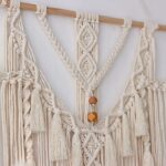 décoration murale en macramé grande taille