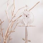 hibou en macramé attrape rêve
