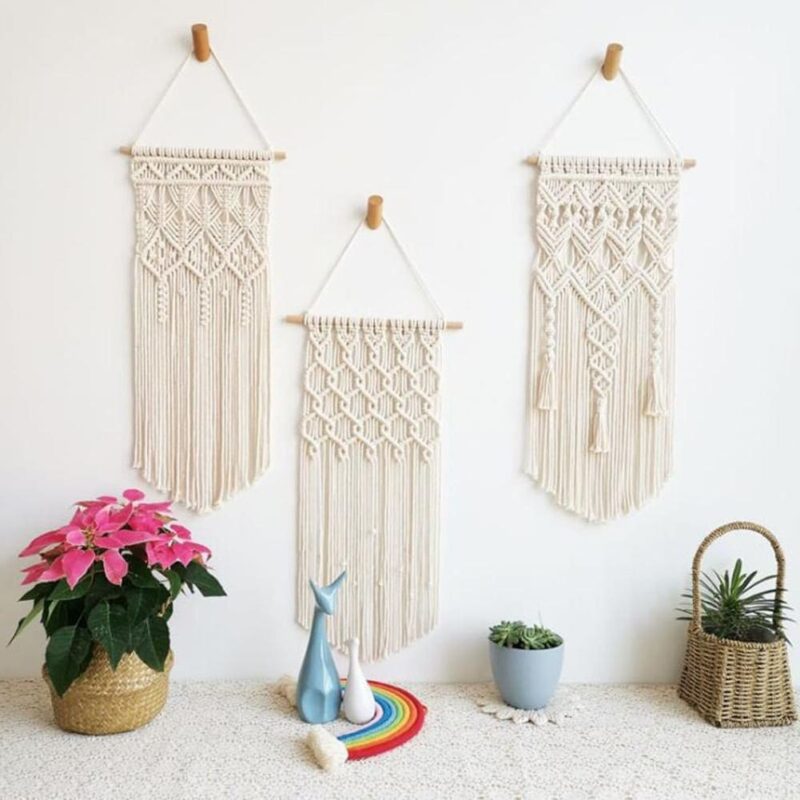 Macramé Mural Long