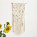 déco murale en macramé long