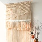 décoration murale en macramé moderne