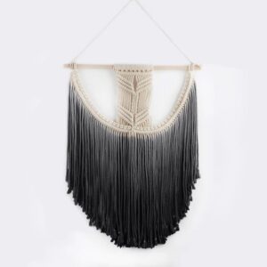Macramé Mural Noir