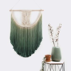 Macramé Mural Vert