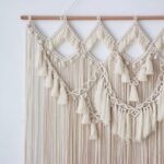 macramé décoratif mural XXL