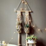 support plante macramé double