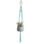 supports en macramé pour plantes