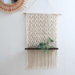suspension macramé pour étagère