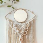 accessoire murale macramé pour miroir