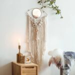 suspension macramé pour miroir