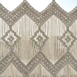 rideau en macramé pour séparation