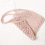 sac en macramé coloré