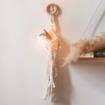 suspension en macramé décorative