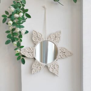 Miroir Bohème Chic Macramé