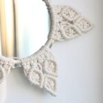 miroir macramé bohème élégant