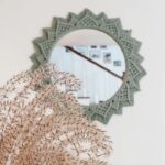 Miroir Bohème Rond Macramé