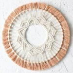 miroir macramé style mandala