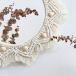 miroir boho style soleil macramé