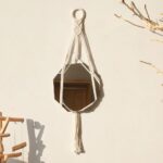 miroir en macramé décoratif