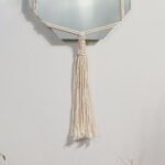 miroir bohème en macramé
