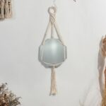 miroir mural macramé