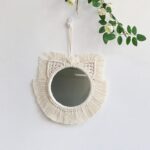 miroir en macramé