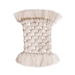 napperon en macramé design rectangulaire