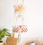 panier décoratif macramé fruits