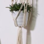 suspension macramé décorative