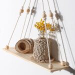 petite étagère murale macramé