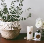 panier en macramé pour rangement