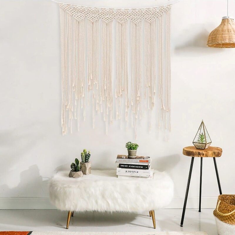 Petit Rideau Macramé
