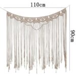 rideau en macramé décoratif