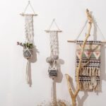 suspension en macramé pour plantes