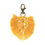 accessoire macramé feuille