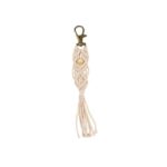 accessoire macramé avec perles